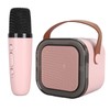 Portable Karaoke Machine LED Dynamic Light Small Bluetooth Speaker with