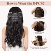 Tess Clip-In Real Hair Extensions, Remy Human Hair Extensions for