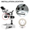 Tiamu LED Microscope Ring Light, Optical Stereo Microscope Ring Light