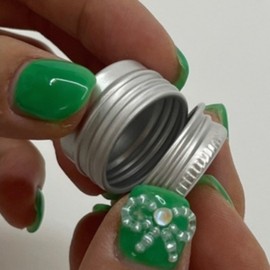 5ml Cosmetic Mini Round Tin Case 5ml 12ea