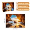 500 Pieces Puzzles for Adults Jigsaw Puzzle Beach Sea Cave