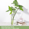 Kamehame Flower Vase Acrylic Clear Vase Tall Rectangle Vase Decorative