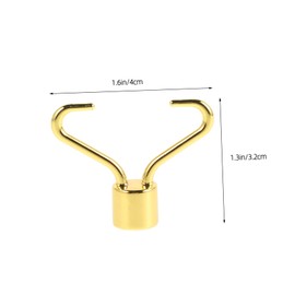 FOMIYES 10pcs Metal Facial Roller Replacement Handle for Jade Roller Ergonomic Skincare Tool for Face Lifting and Anti-aging Massage Comfortable Gua Accessory for Easy Replacement