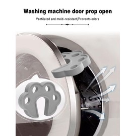 Fizzest Washing Machine Door Prop Open，Front Loader Washer Door Stopper，Dryer Dishwasher Laundry Door Holder Magnetic，Washer And Dryer Accessories