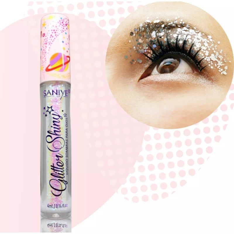 Saniye 6pz De Delineador Glitter Shine Saniye