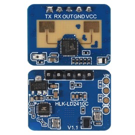 Coliao 3pcs LD2410C Human Presence Radar Sensor Module HLK-LD2410 LD2410 Millimeter Wave Radar Sensor Non Contact 24GHz ISM Band Serial Port IO Level Output