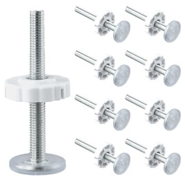 Pressure Screws for Children's Gate, Pack of 8 Threaded Spindle Rods Screws, M10 Clamping Screw, Holder Stair Safety Gate for Door Safety Gate Baby Pet Stair Gate (80 mm)