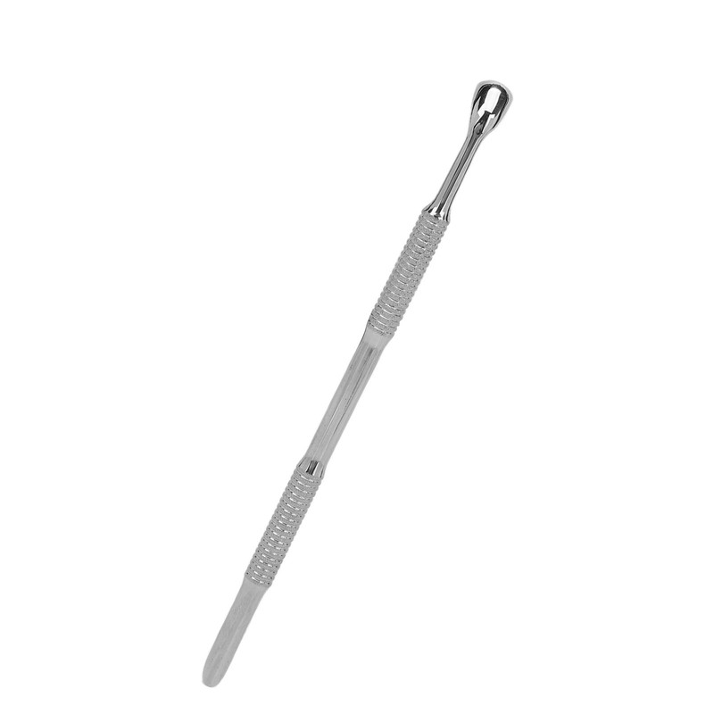 Cuticle Pusher Dual Sided Stainless Steel Slip Resistant Manicure Pedicure