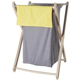 Trend Labs Nursery 15" x 27" Clothes Hamper (Dot Gingham)