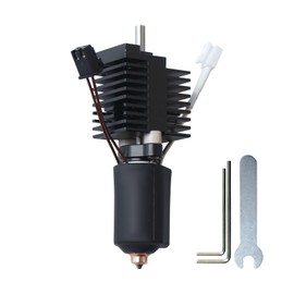 FYSETC 3D Printer Accessories K2 Plus Print Head Kit: Assembly Extruder Hotend Set Include Heat Break Heating Block Silicone Sock Nozzle Thermistor Heater Cartridge