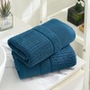 sense gnosis Blue Navy Hand Towel Set of 2 Ribbed