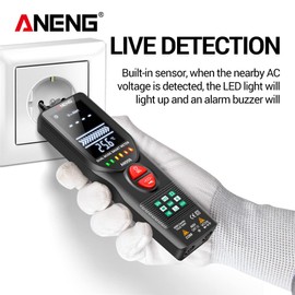 SATMW Digital Multimeter AN998 Automatic 6000 Counts Multimeter Eletric Auto Ranging AC/DC Voltmeter Temp Ohm Hz Tester (no Box)