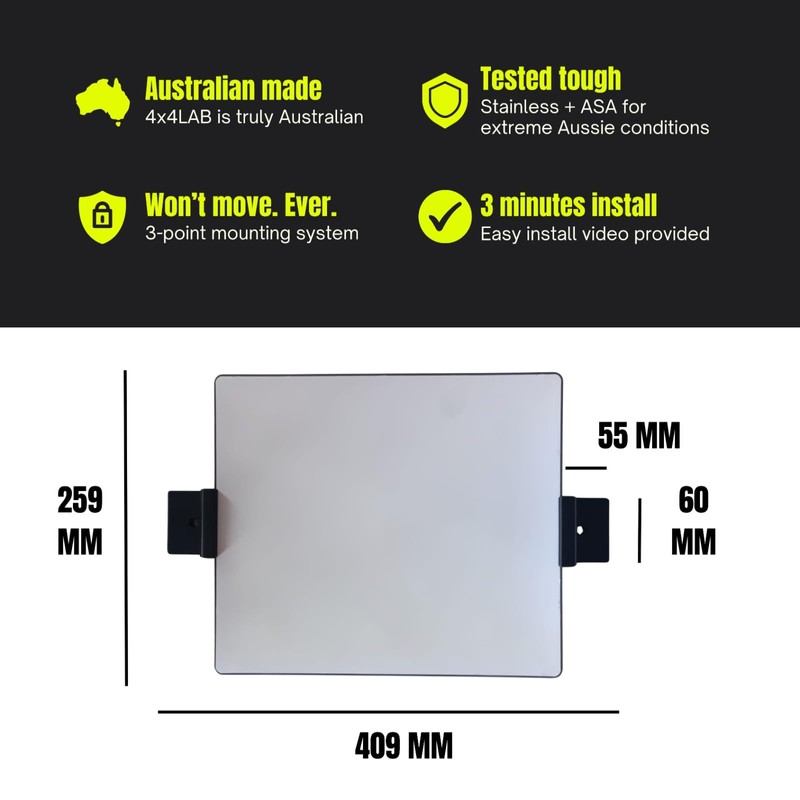 Starlink Mini Flat Roof Rack Mount | 4x4 LAB Australian