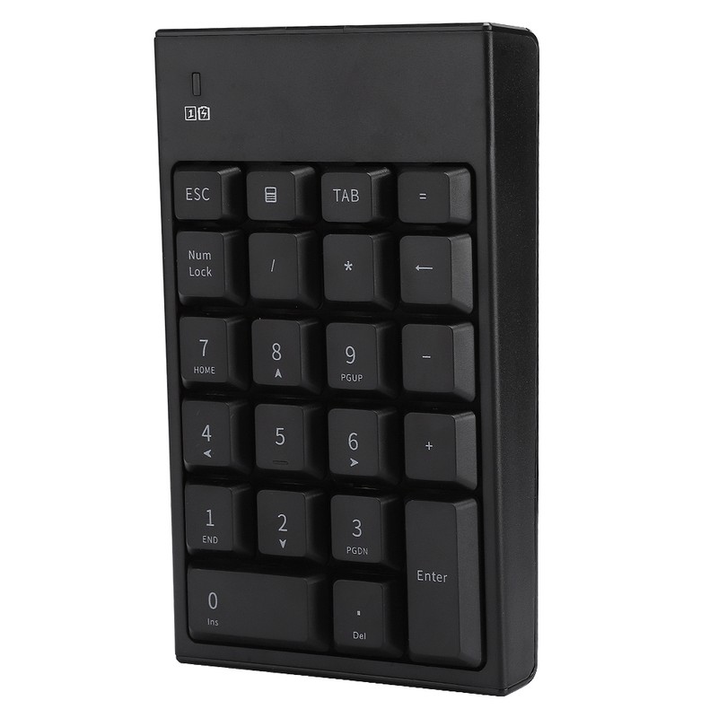 2.4G USB Wireless Numeric Keypad Portable 22 Keys Mini Number