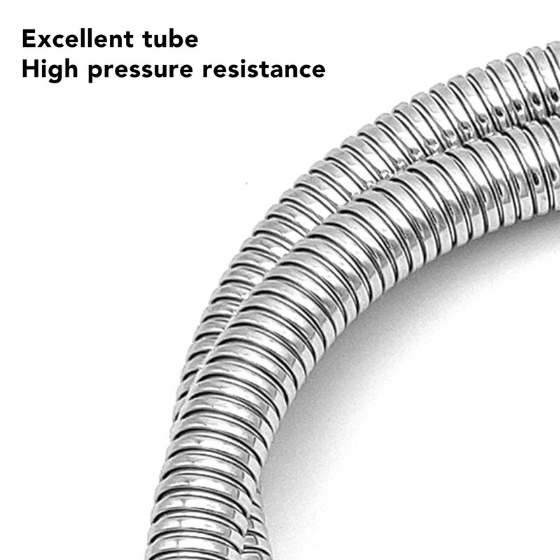 Electroplated Shampoo Bowl Spray Head Hose Professional Hair Salon Pressurization