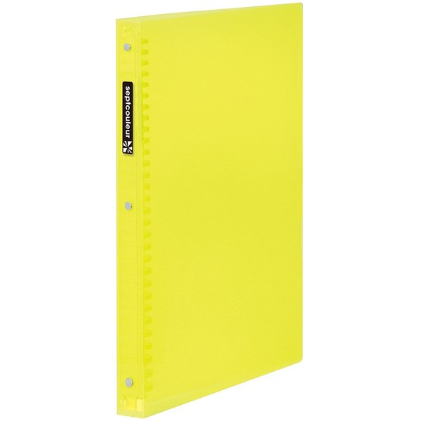 Maruman F582B-04 Loose Leaf Binder, A4, Septocrulle, 30 Holes, Yellow