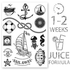 AWAKEN Temporary Fake Tattoos Juice Tattoo Semi Permanent Stickers Waterproof Plant Based Last 1-2 Weeks Unisex Design Astronaut Planets Galaxies Compass Arrow (Design 21)