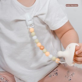 Kids Heroes Chupon para Bebe 3 a 36 Meses, Una Sola Pieza de Silicona Suave y Segura, Libre de BPA, Incluye Caja Protectora para Guardar el Chupón