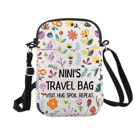 Nini Makeup Bag Nini Travel Bag Mother's Day Gift Beat Nini Ever Gift for Nini Grandma, Nini Travel Cr Eu, Cosmetic bag with print