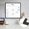 Umtiit Monthly Calendar Dry Erase Whiteboard 19.7 x 19.7 inch(50