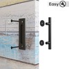 EaseLife 2 Pack 12" Sliding Barn Door Handles and Pulls,