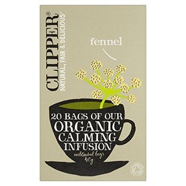 (2 Pack) - Clipper - Organic Fennel | 20 Bag | 2 PACK BUNDLE