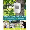1byone Wireless Motion Detector Alarm System Waterproof Wide Range Security