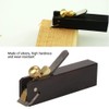 Wood Plane, Ebony Mini DIY Cable-line Woodworking Plane Carpenter Wood