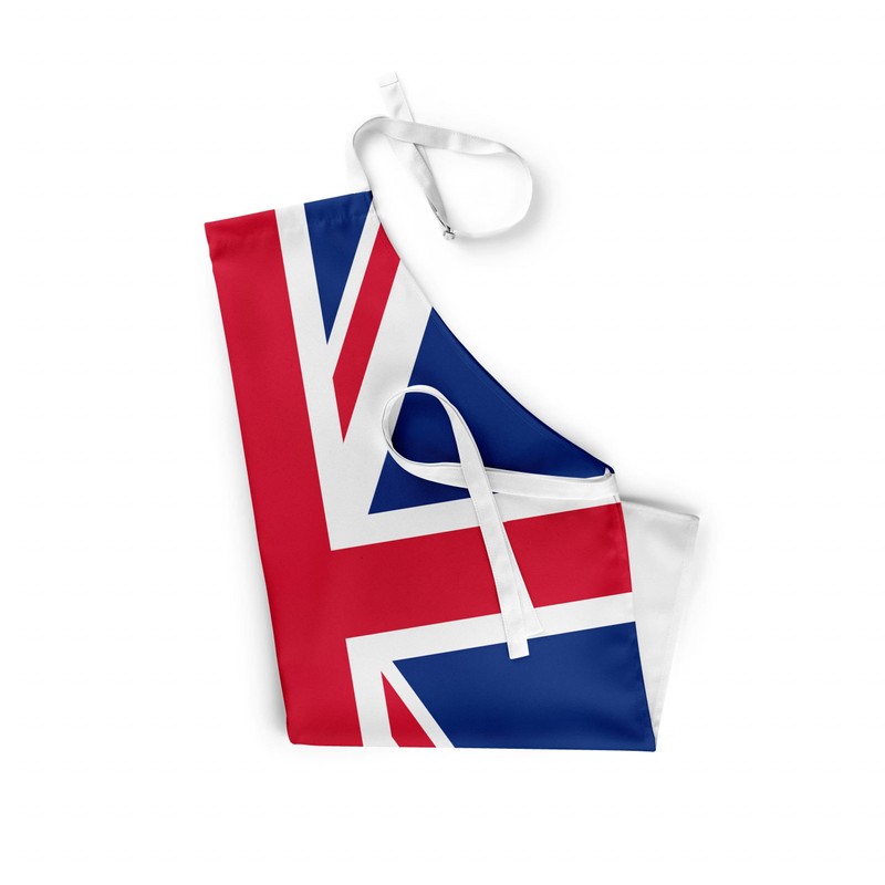 Union Jack Flag Apron, Platinum Jubilee Party Decoration Idea, 70