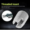 Oumefar 20pcs Self Tapping Thread Insert M4 x 8mm Self