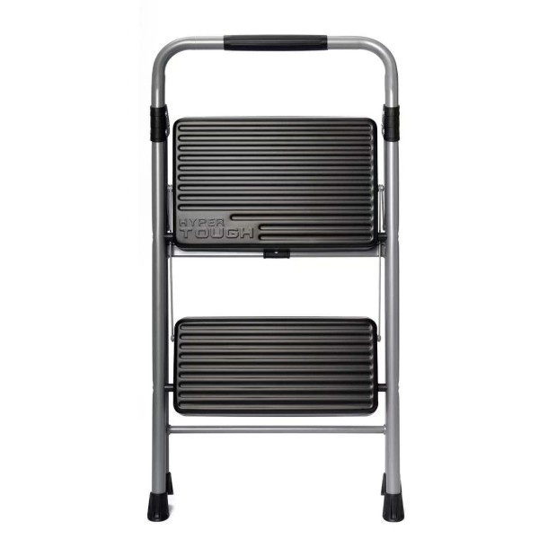 Unbranded Gray & Black 2-Step Steel Large Platform & Foldable