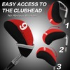 Golf Iron Head Covers with Number Printed Value 10 Pcs/Set,