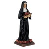 Holyart Resin Statue Rita of Cascia with Roses 13cm