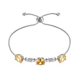 Aurora Tears Jewellery Moon Birthstone Necklace / Earrings, 925 Sterling Silver Pendant, Birthstone, Gift for Girls and Women, Bracelets, November