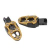1 Pair Motorcycle Footpeg Left Right Anti Slip Universal Aluminum