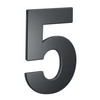 BASI House numbers made of steel in anthracite, numbers 0-9,