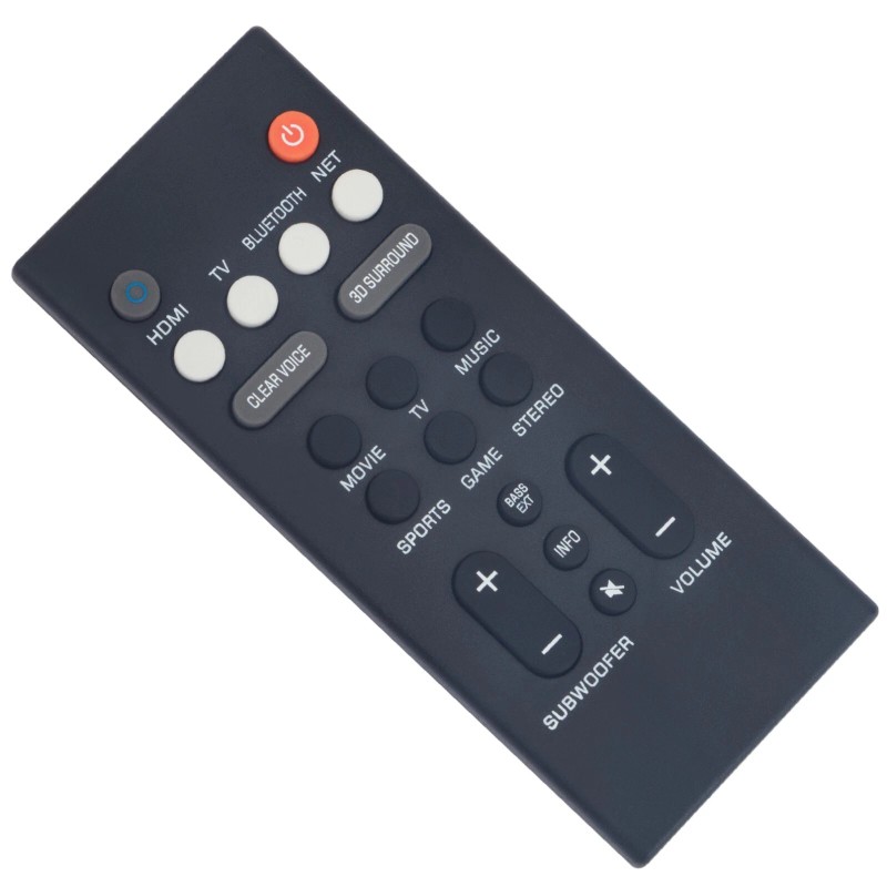 For Yamaha YAS-209 YAS-109 Replace Remote Control for Yamaha Soundbar