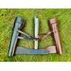 Saddle Flask Leather Cased Saddle Hip Flask Black Leather Cased