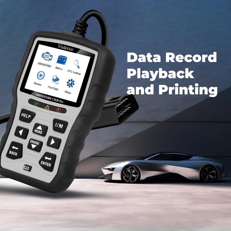 Visdector CR20 Pro Universal OBD2 Scanner Car Check Engine Fault