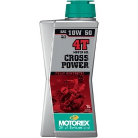 Motorex Cross Power 10W/50 4T Synthetic 4 Stroke Offroad Motorcycle Oil  1 Liter