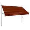 TREATLIFE HOME Enhance Outdoor Comfort with Manual Retractable Awning, Resistant