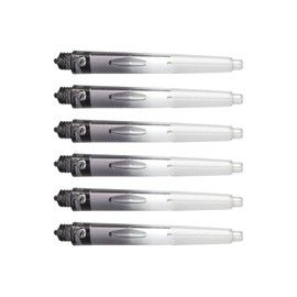 M METERXITY 6 Pack Darts Shafts - Plastic Darts Stems Medium 2BA Thread, Apply to Darts Games/Darts Sports/Entertainmence (45mm, White,Black)