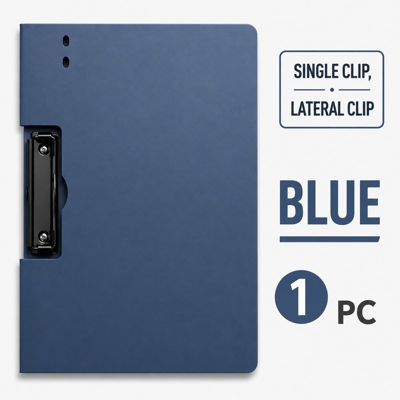 A4 Clipboard Folder with Protective Cover, Plastic Document Organizer and