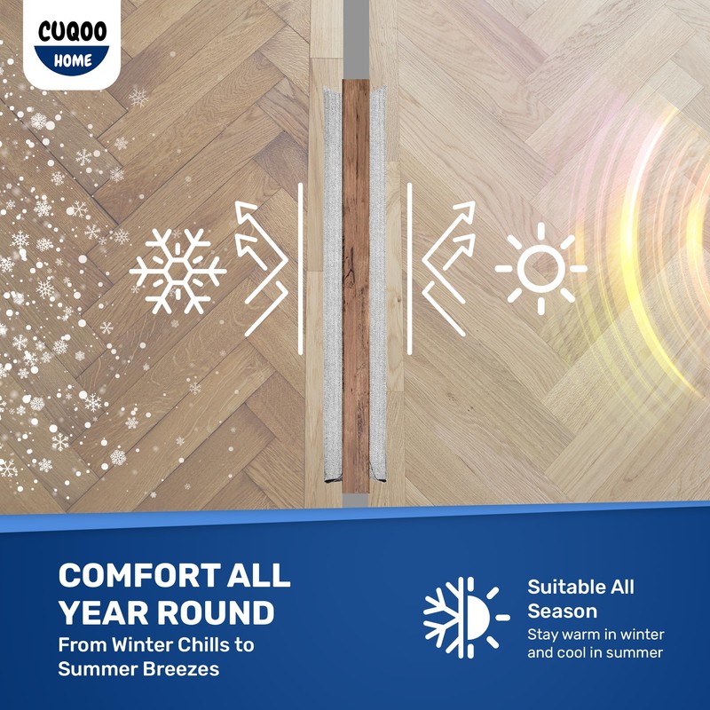 CUQOO Oxford Double Draft Excluder – Water Proof Snow Proof
