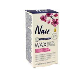 Nair Wax Ready Strips For Size 40ct Nair Wax Ready Strips For Face 40ct