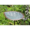 Achla Designs Aspen Leaf Birdbath with Stake