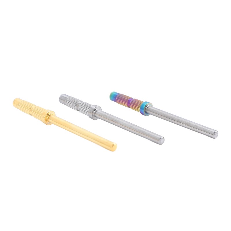 3pcs 3mm Nail Mandrel Stainless Steel Manicure Pedicure Mandrel Rods
