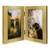 Frametory, 5x7 Double Picture Frame Hinged 2 Photos Frame Collage,