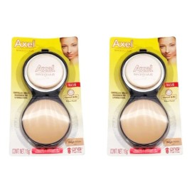 Pack 2 Maquillaje Axel Polvo Facial Control Beige Mate 15g