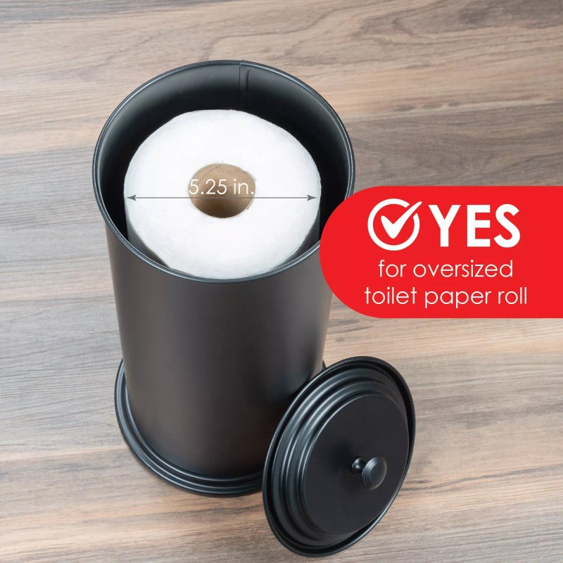 JS Jackson Supplies Freestanding Toilet Paper Holder for Extra Large